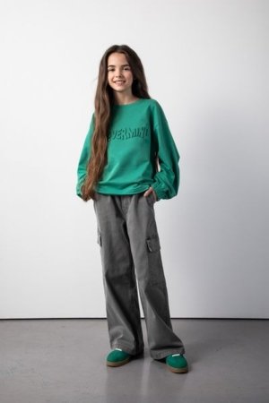 COCCODRILLO püksid RAVE GIRL JUNIOR, hall, ZC5119101RGJ-019-128, 128 cm 