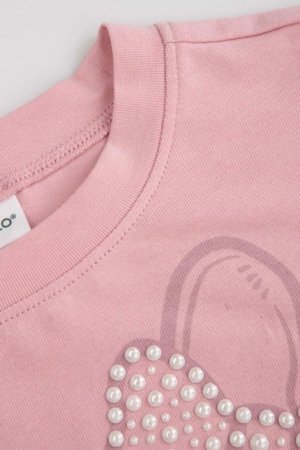 COCCODRILLO lühikeste varrukatega t-särk, roosad, cm 