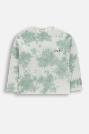 COCCODRILLO pikkade varrukatega t-särk, valged, cm 