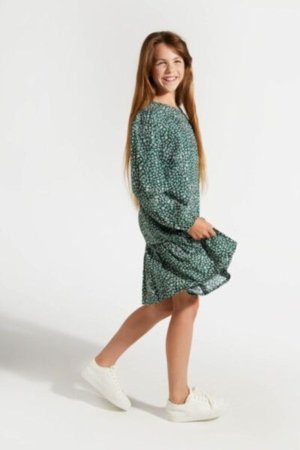 COCCODRILLO dress SCHOOL TIME GIRL JUNIOR, multicoloured, ZC4128101SGJ-022-164, 164 cm 