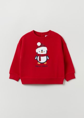 OVS BOY9-36M SWEATSHIRTS 2H 12-18 RED 001922203 