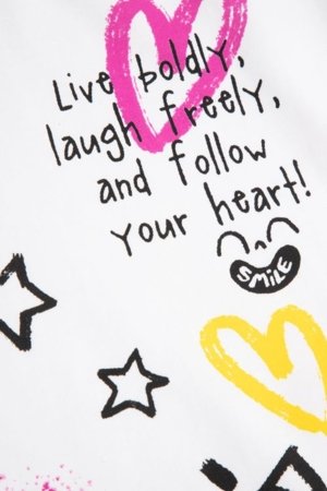 COCCODRILLO pikkade varrukatega t-särk, valged, cm 