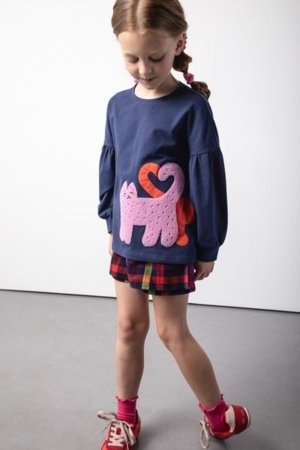 COCCODRILLO t-särk ACADEMY GIRL KIDS, sinine, cm 