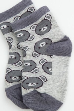 COCCODRILLO sokid SOCKS BOY, hall, WC5382219SOB-019-023, 23 cm 