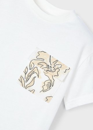 MAYORAL lühikeste varrukatega särk, cream, 3032-64, 140 cm 
