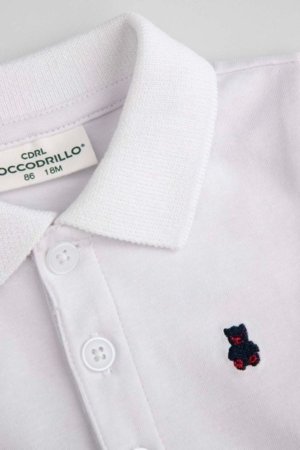 COCCODRILLO bodi, valge, cm 