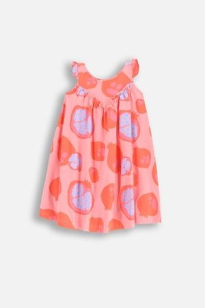 COCCODRILLO lühikeste varrukatega kleit TROPICAL STORY GIRL KIDS, roosa, WC5129301TGK-033-122, 122 cm 