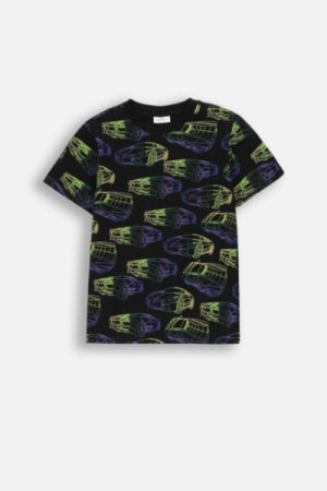 COCCODRILLO t-shirt EVERYDAY BOY A, mustad, ZC4143218VBA-021-122, 122 cm 