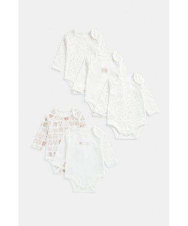 MOTHERCARE pikkade varrukatega bodi, 5tk., FC159  