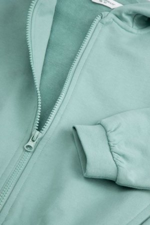 COCCODRILLO kapuutsiga tõmblukuga pusa, roheline, cm 