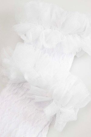 COCCODRILLO sokid SOCKS GIRL, valge, cm 
