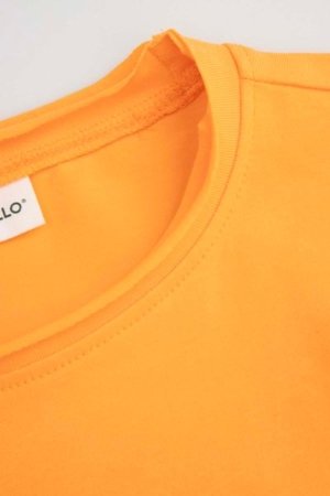 COCCODRILLO lühikeste varrukatega särk MAXITROPIC GIRL KIDS, oranž, WC5143204MGK-006-122, 122 cm 