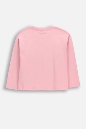 COCCODRILLO pikkade varrukatega t-särk, roosad, WC6143103GGK-033-104, 104 suurus 