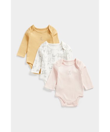 MOTHERCARE pikkade varrukatega bodi, 3 tk., CB286 594640