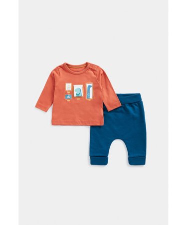 MOTHERCARE pikkade varrukatega t-särk ja püksid, FB462 650997