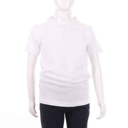 MAMAJUM lühikeste varrukatega polo särk 10-000005, valge, 158/164 cm 10-000005