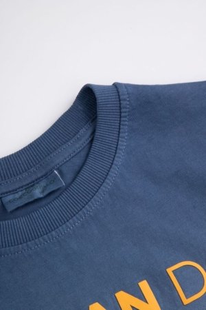 COCCODRILLO lühikeste varrukatega t-särk, sinised, WC6143202MBJ-022-128, 128 cm 