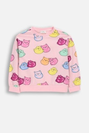 COCCODRILLO pikkade varrukatega t-särk, roosad, WC6143102SGK-007-098, 98 cm 