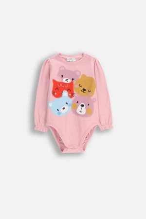 COCCODRILLO bodi, roosiline, cm 