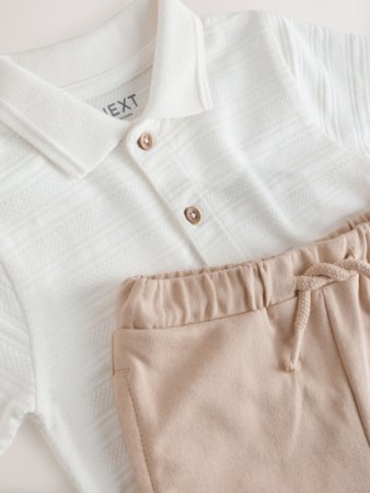 NEXT lühikeste varrukatega polo särk + lühikesed püksid, W63080, 92 cm 