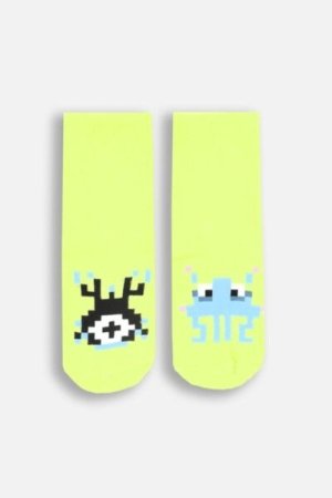 COCCODRILLO socks SOCKS BOY, lime, ZC4382209SOB-030-030, 30/33 cm 