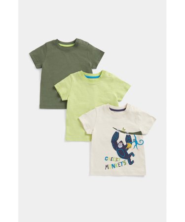 MOTHERCARE lühikeste varrukatega t-särk, 3 tk., EC291 630819