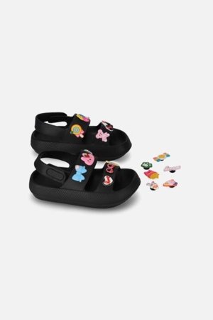 COCCODRILLO sandaalid SHOES GIRL, must, WC5208103SHG-021-034, 34 cm 