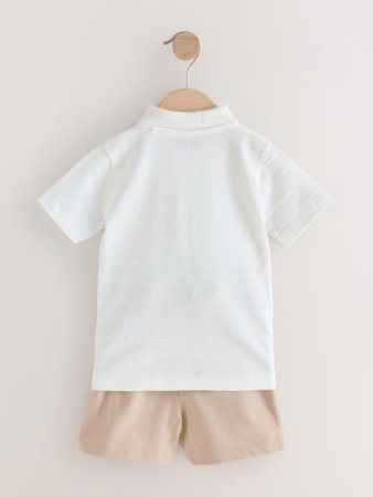 NEXT lühikeste varrukatega polo särk + lühikesed püksid, W63080, 92 cm 