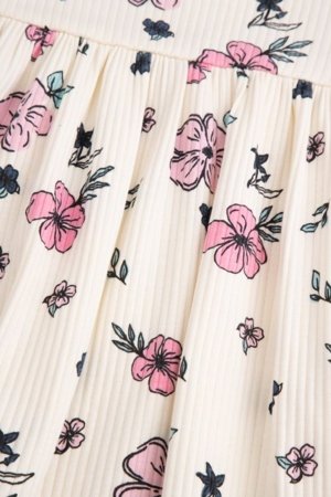 COCCODRILLO pikkade varrukatega kleit, kreemi värv, suurus 