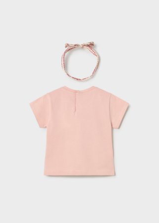 MAYORAL lühikeste varrukatega t-särk +peapael, peony, 1.081-12, cm 