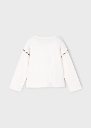 MAYORAL pikkade varrukatega särk, cream, 4.012-11, 10 cm 