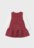 MAYORAL pikkade varrukatega kleit, red, 7.042-32, 116  cm 