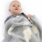 LORITA tekk 75x100cm Grey/White 1674 1674