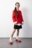 COCCODRILLO kampsun FABOLOUS GIRL JUNIOR, punane, ZC5172102FGJ-009-164, 164 cm 